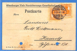 Allemagne Reich 1919 Carte Postale De Altenburg (G23343) - Cartas & Documentos