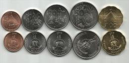 Vanuatu Set Of 5 Coins 2015. UNC - Vanuatu