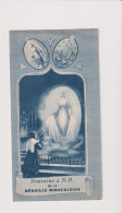 M1105 - IMAGE RELIGIEUSE, Pieuse - Neuvaine à Notre-Dame De La Médaille Miraculeuse - Devotion Images