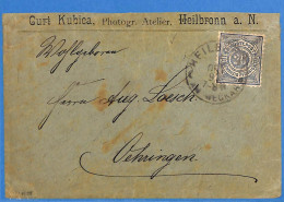 Allemagne Reich 1892 Lettre De Heilbronn (G23370) - Cartas & Documentos