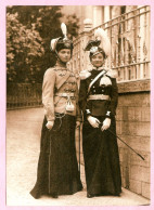 PC GRAND DUHESS OLGA GRAND DUCHESS TATIANA IN UNIFORM RUSSIA 1910 - Royal Families