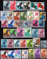 EUROPA CEPT 1967 Complete Collection: 19 Countries, MNH (1v Used) - Full Years