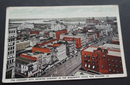 The Crescent City, Showing Crescent In The Mississippi River - # 47259 - Publisher: C.B. Mason - New Orleans