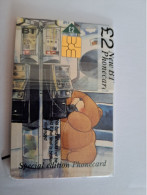 GREAT BRETAGNE / 2 POUND/ CHIPCARD/ BEAR IN PHONE BOOTH /  / MINT CONDITION      **15476** - BT Allgemeine