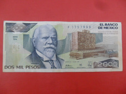 8010 - Mexico 2,000 Pesos 1989 - Mexique