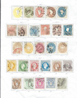 Autriche - Classique - Lot De Timbres Oblitérés - 1861 à 1883 - Colecciones