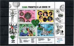 Cuba 2021 . Covid 2019 Pandemic Vaccination , Medicina  . S/S - Unused Stamps