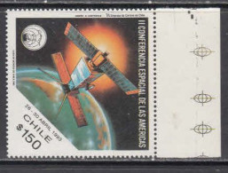 1993 Chile 2nd Pan-American Space Conference Satellite Complete Set Of 1 MNH - Chili