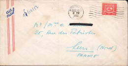 CANADA SEUL SUR LETTRE POUR LA FRANCE 1952 - Covers & Documents