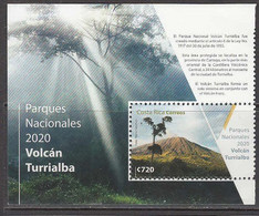 2020 Costa Rica Volcan Turrialba Volcano Seismology Geology Complete Set Of 1 MNH - Costa Rica