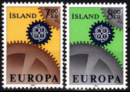 ICELAND / ISLAND 1967 EUROPA. Complete Set, MNH - 1967