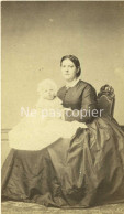 FEMME ET ENFANT Vers 1865 CDV Par PERSUS à PARIS Leblanc - Alte (vor 1900)