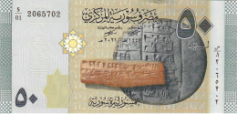 SYRIA NLP = B636a 50 POUNDS 2021 New Type Signature 20 #S/01  UNC. - Syrien