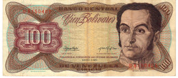 VENEZUELA P55b 100 BOLIVARES 5 MARCH 1974  #D     F-aVF - Venezuela