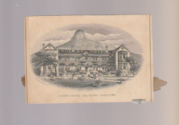 Afrique - Afrique Du Sud -   Le Cap - Queen Hotel Sea Point Capetown - Feuilles Authentiques - Real Leaves From 1900 - Afrique Du Sud