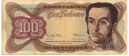 VENEZUELA P55e 100 BOLIVARES 12 DECEMBER 1978  #E   AVF  2 P.h. - Venezuela