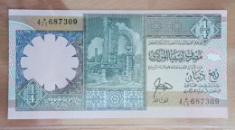 Libya 1/4 Dinar 1990 UNC - Libië