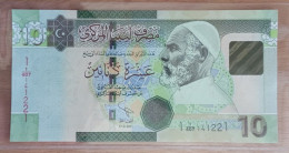 Libya 10 Dinar 2011 UNC - Libye