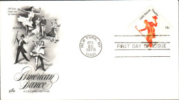 USA ETATS UNIS FDC 1978 AMERICAN DANCE - 1961-1970