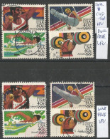 USA 1983 Summer Olympic Games Los Angeles CA SC.#C105/8 Cpl 4+4v Set Line + Block Perf. - All In VFU Condition - 3a. 1961-… Usados