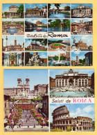 2 Multiview Rome PCs - Saluti Da Roma, Italy - Tarjetas Panorámicas