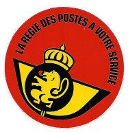 Autocollant - Belgique - La Régie Des POSTES à Votre Service - MACline - MACtat - Poste - Stickers