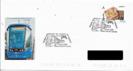 SPAIN. POSTMARK. TRAM OF TENERIFE. 2008 - Otros & Sin Clasificación