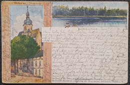 1899. Vogtland.Burgteich Bei Kürbitz. Kirche Zu Strassberg. - Vogtland