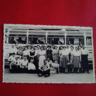 CARTE PHOTO LUXEMBOURG VILLE 1957 AUTOBUS - Luxembourg - Ville