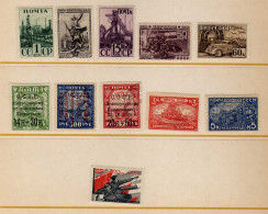 URSS (1924-40) - Timbres Surcharges - Industries - Armee Rouge - Neufs*  MH - Un Ex. Oblit - Ungebraucht