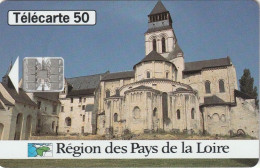 FRANCIA. F648. Pays De La Loire 4 - Abbaye Royale De Fontevraud. 50U. 1996-05. (896) - 1996