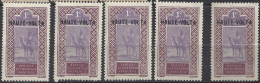 ALTO VOLTA 1920 - Yvert 1** (x5) - Cammello | - Unused Stamps