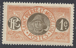 SAINT PIERRE E MIQUELON 1909 - Yvert 78** - Serie Corrente | - Unused Stamps