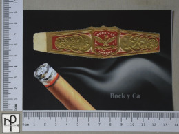 POSTCARD  - LE TABAC - BAGUE DE CIGARE - 2 SCANS  - (Nº56832) - Tabac