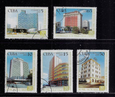 CUBA 2008 STAMPWORLD 5072-5076 CANCELLED - Gebruikt