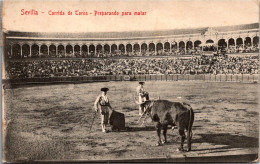 Espagne - SEVILLA - Corrida De Toros - Preparando Para Matar - Corrida - Sevilla