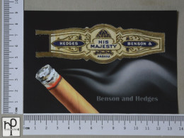 POSTCARD  - LE TABAC - BAGUE DE CIGARE - 2 SCANS  - (Nº56835) - Tabak