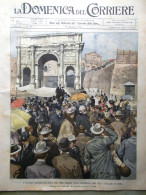 La Domenica Del Corriere 13 Maggio 1900 Munkacsy Verona Esposizione Parigi Roma - Other & Unclassified