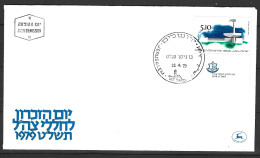 ISRAËL. N°734 De 1979 Sur Enveloppe 1er Jour. Monument De La Journée Du Souvenir. - FDC