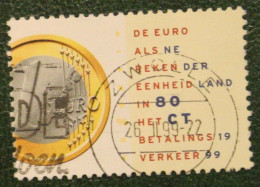 Euro Als Bancaire Rekeneenheid Coin Euro NVPH 1809 (Mi 1704) 1999 Gestempeld / USED NEDERLAND / NIEDERLANDE - Oblitérés