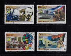 CUBA 2008 STAMPWORLD 5151-5154 CANCELLED - Oblitérés