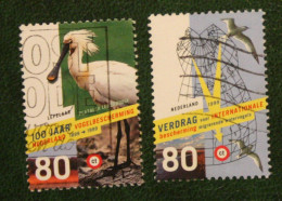 Birds, Vogels, Oiseaux, Pajaros NVPH 1811-1812 (Mi 1706-1707) 1999 Gestempeld / USED NEDERLAND / NIEDERLANDE - Oblitérés