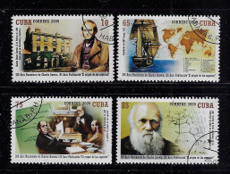 CUBA 2009 STAMPWORLD 5231-5234 CANCELLED - Usados