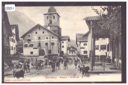 BERGÜN - DORFPLATZ - ZIEGEN - TB - Bergün/Bravuogn