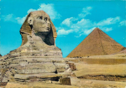 Egypt Great Sphinx Of Giza & Kheops Pyaramid - Gizeh