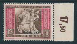 MiNr. 825 F35 ** - Plaatfouten & Curiosa