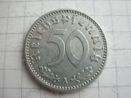 Germany 50 Reichspfennig 1942 A - 50 Reichspfennig