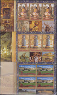 UNO WIEN  Heftchenblatt 11-16, Postfrisch **, Welterbe: Schloss Schönbrunn, 1998 - Cuadernillos