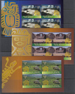 UNO WIEN Heftchenblatt 65-70, Postfrisch **, Welterbe: Südamerika, 2007 - Cuadernillos