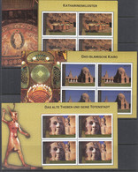 UNO WIEN Heftchenblatt 53-58, Postfrisch **, Welterbe: Ägypten, 2005 - Cuadernillos